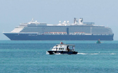 Καμπότζη: Θετική στον κορωνοϊό μία Αμερικανίδα στο κρουαζιερόπλοιο Westerdam