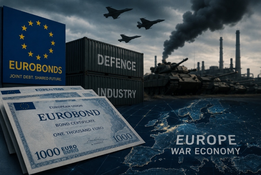 Dirty plan: War economy in Europe with giant loan of 5 trillion euros, at 25% of each country's debt for defense