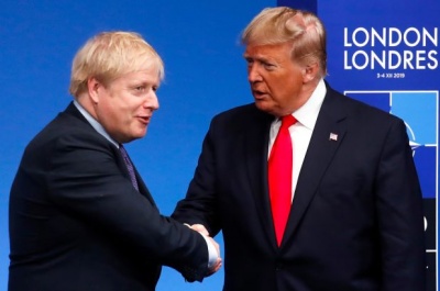 Τηλεφωνική επικοινωνία Trump – Johnson για Ιράν, Ιράκ