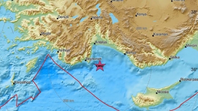 Σεισμός 4,3 Ρίχτερ στην Τουρκία