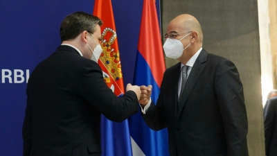 Συνάντηση Δένδια - Nikola Selaković - Στο τραπέζι η στρατιωτική συνεργασία Ελλάδας - Σερβίας