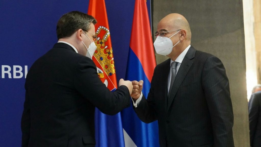 Συνάντηση Δένδια - Nikola Selaković - Στο τραπέζι η στρατιωτική συνεργασία Ελλάδας - Σερβίας