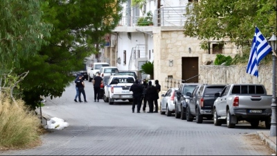 Αστυνομική επιχείρηση στα Βορίζια Κρήτης, μετά το μακελειό με δύο νεκρούς και τραυματίες