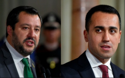 Ιταλία: Συνάντηση κορυφής Salvini - Di Maio για τα stress test των ιταλικών τραπεζών (2/11/2018)