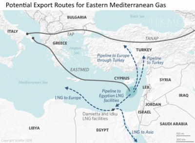 Βήμα στήριξης στον EuroAsia - Στην Αίγυπτο το προβάδισμα για την εξαγωγή του φυσικού αερίου