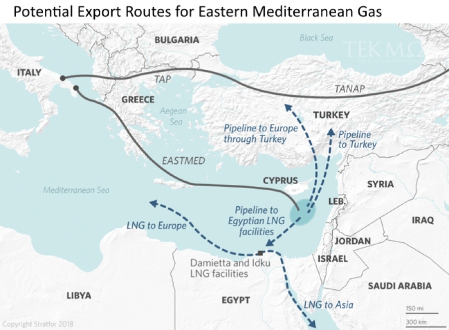 Βήμα στήριξης στον EuroAsia - Στην Αίγυπτο το προβάδισμα για την εξαγωγή του φυσικού αερίου