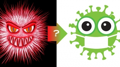 Οι κακοί ιοί γίνονται πάντα καλοί στο τέλος; - Δίκοπο μαχαίρι η μολυσματικότητα - Πως καταρρίπτεται η θεωρία