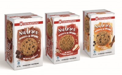 Νέα μπισκότα με βρώμη Nutries από την Παπαδοπούλου