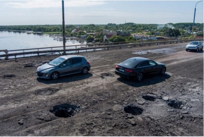 Πυραυλικό χτύπημα Ουκρανών στη γέφυρα Antonovsky στην Kherson – Παραμένει όρθια