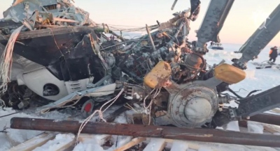 Ρωσία – Επίλογος στην τραγωδία: Ανασύρθηκαν οι τρεις σοροί από το ελικόπτερο Mi – 8 που κατέπεσε στη λίμνη Onega