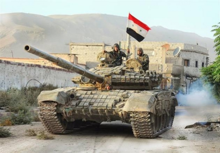 Ο συριακός στρατός έχει αρχίσει να βομβαρδίζει θύλακα των τζιχαντιστών νότια της Δαμασκού