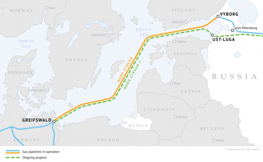 Η Gazprom θα ολοκληρώσει ακόμη και μόνη της τον αγωγό Nord Stream 2