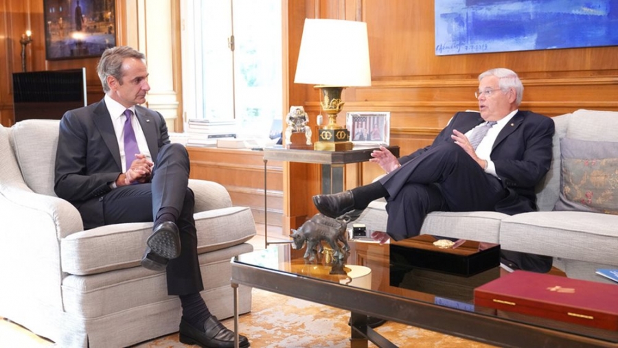 Συνάντηση Μητσοτάκη - Μenendez: «Στο καλύτερο επίπεδο από ποτέ οι ελληνοαμερικανικές σχέσεις»