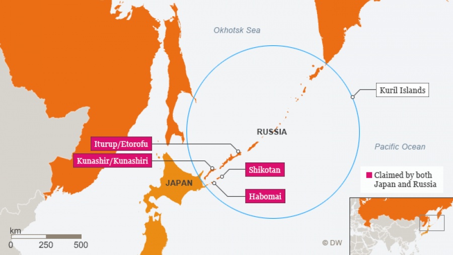 Η Ρωσία εγκαθιστά στρατεύματα στα αμφιλεγόμενα νησιά κοντά στην Ιαπωνία