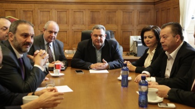 Συνεδριάζει η Κοινοβουλευτική Ομάδα των ΑΝΕΛ – Στο επίκεντρο το δημοψήφισμα στην ΠΓΔΜ