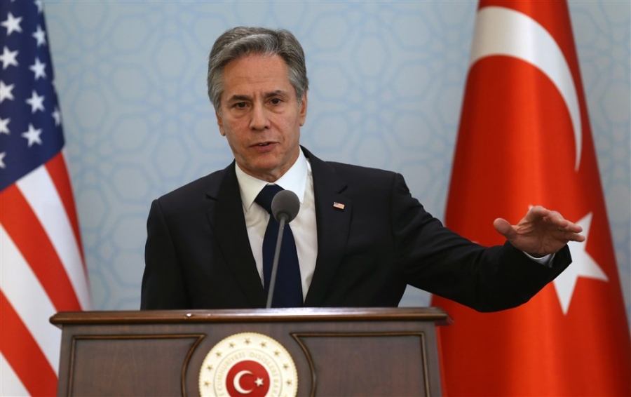 Τουρκία: Έφτασε στην Κωνσταντινούπολη ο υπουργός Εξωτερικών των ΗΠΑ, Antony Blinken