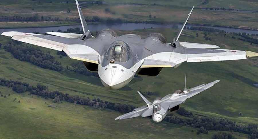 Εντυπωσιακές εικόνες από τις δοκιμές του νέου ρωσικού μαχητικού 5ης γενιάς