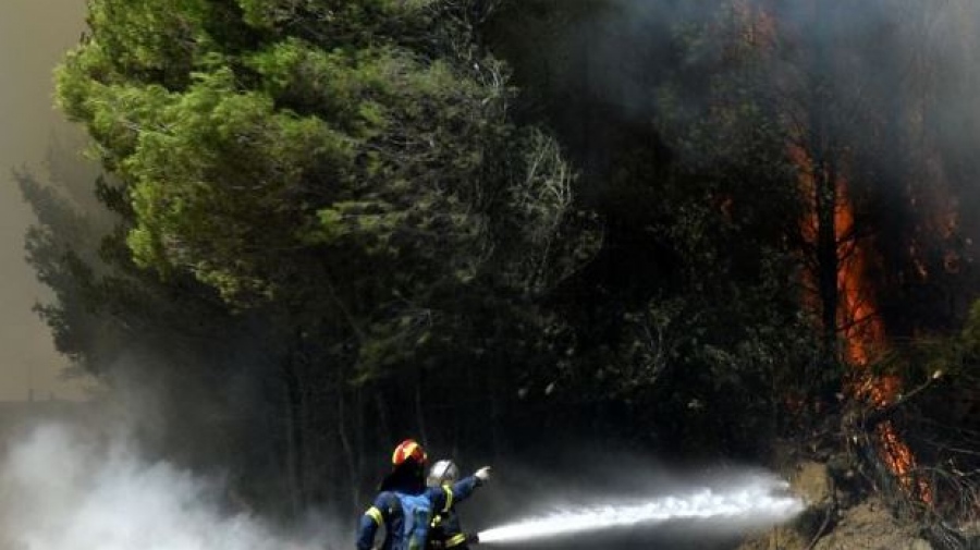 Μαίνεται η φωτιά στην Κεφαλονιά - Ενισχύθηκαν οι δυνάμεις της Πυροσβεστικής