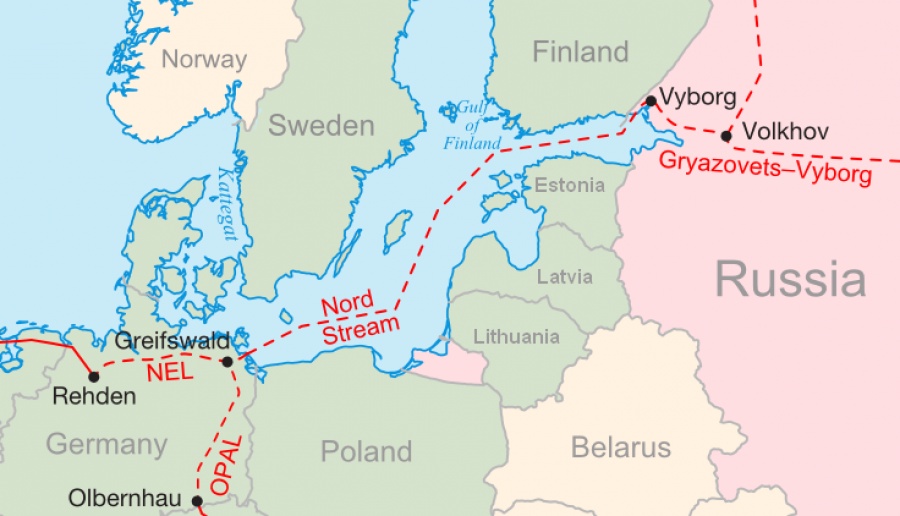 Ο αγωγός Nord Stream 2 ενδέχεται να παρακάμψει την Δανία
