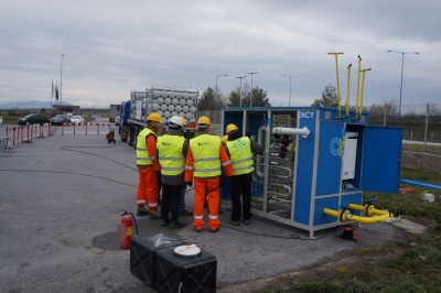 Πραγματοποιήθηκε με επιτυχία η πρώτη τροφοδότηση με συμπιεσμένο φυσικό αέριο στην Ελλάδα