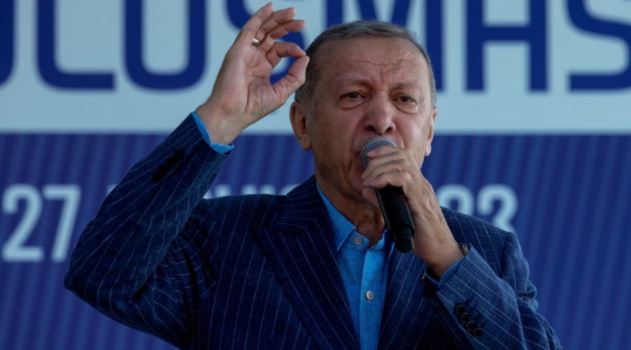 Ο Erdogan στην τελευταία ομιλία του: Η νίκη μου θα είναι νίκη του τουρκικού  λαού και της Δημοκρατίας