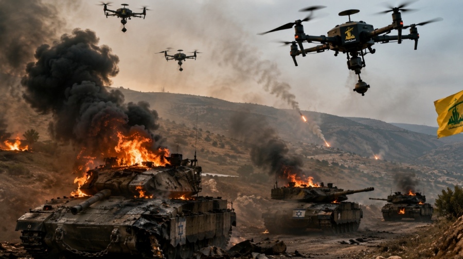 Σοκ στο Ισραήλ με 400 χτυπήματα – Drones της Hezbollah θερίζουν IDF, νεκρός εμβληματικός αξιωματικός – Παγίδα θανάτου ο Λίβανος