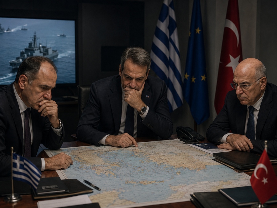 Διπλωματικό θρίλερ: Η Τουρκία ανεβάζει στροφές, ο Σαμαράς καραδοκεί και το Μαξίμου ψάχνει ευθύνες σε Γεραπετρίτη - Δένδια