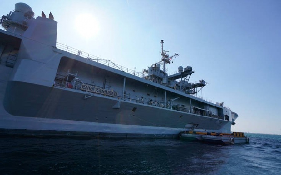 Στη Θεσσαλονίκη το πλέον σύγχρονο πλοίο διοίκησης του στόλου του ναυτικού των ΗΠΑ