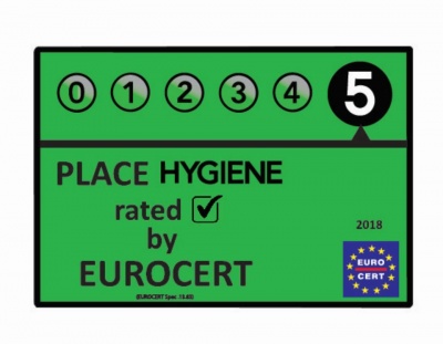 Βαθμολόγηση του επιπέδου υγιεινής των εστιατορίων από την EUROCERT