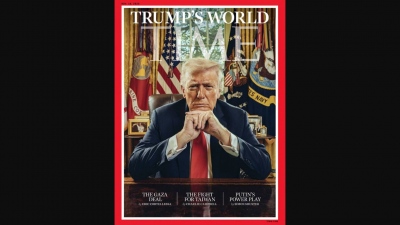 Υπαναχώρηση από Time: Αποκαθιστά τον... «καραφλό Trump» με μία επιβλητική φωτογραφία του Αμερικανού προέδρου στο νέο εξώφυλλο