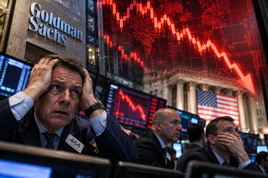 Προσοχή στον Panic Index... Η Goldman Sachs βλέπει κραχ στη Wall Street, μόλις τελειώσουν οι αυταπάτες