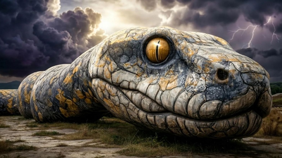 Γιγαντιαίο φίδι 15 μέτρων αποκαλύφθηκε στην Ινδία – Ένας από τους μεγαλύτερους θηρευτές που πάτησαν ποτέ στη Γη