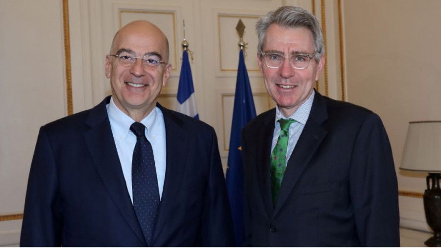 Pyatt: Τα νησιά έχουν ΑΟΖ και υφαλοκρηπίδα - Συνάντηση με Δένδια για Ανατολική Μεσόγειο και Λιβύη