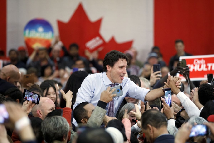 Καναδάς: Νικητές χωρίς κοινοβουλευτική πλειοψηφία οι Φιλελεύθεροι του Trudeau στον Καναδά