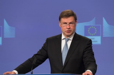 Συγχαρητήρια Dombrovskis στον M. Senteno για την εκλογή του ως προέδρου του Eurogroup