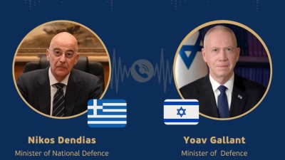 Ελλάδα - Ισραήλ: Επικοινωνία του ΥΠΕΘΑ Νίκου Δένδια με τον ομόλόγο του Yoav Gallant