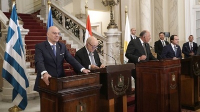 ΥΠΕΞ Ελλάδας, Αιγύπτου, Κύπρου, Ιταλίας και Γαλλίας: Άκυρα και χωρίς ισχύ τα μνημόνια Τουρκίας - Sarraj