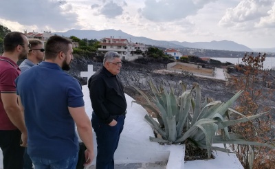 Ο Αρχηγός της Χρυσής Αυγής Νίκος Μιχαλολιάκος στον τόπο της Εθνικής τραγωδίας