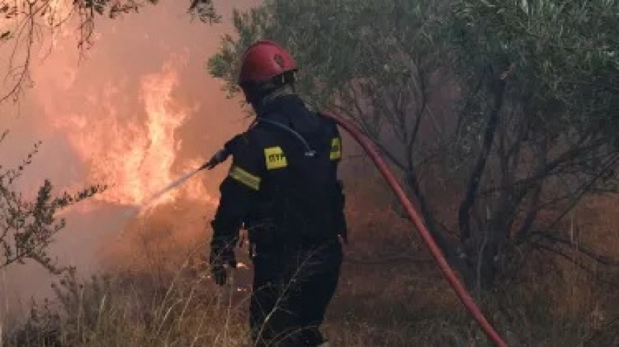 Υπό έλεγχο η φωτιά στην Αλεξάνδρεια Ημαθίας που ξεκίνησε από φορτηγό στην Εγνατία Οδό
