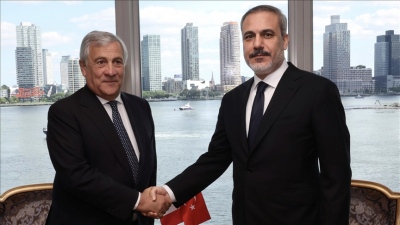 Συνάντηση Tajani - Fidan στη Ρώμη: Στο επίκεντρο Ουκρανία, Λιβύη και Μεσόγειος