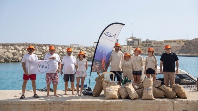 ΔΕΗ και iSea ένωσαν δυνάμεις για τον καθαρισμό απομακρυσμένων ακτών σε περιοχές Natura 2000