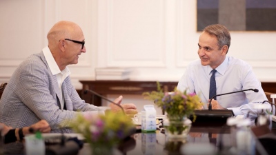 Στο Μαξίμου ο CEO του Ομίλου Telekom - Τι βρέθηκε στο επίκενγτρο της συνάντησης με τον Μητσοτάκη