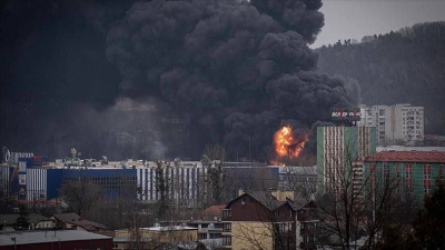 Ρωσικοί πύραυλοι έπληξαν το γερμανικό προξενείο στο Κίεβο