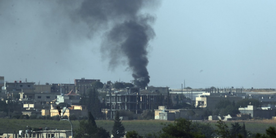 Σφυροκόπημα των τουρκικών δυνάμεων στην πόλη Menbic - Προπύργιο των Κούρδων στη Συρία