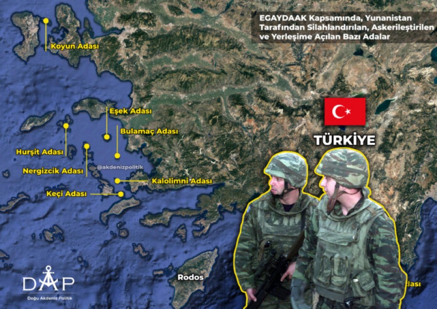 Θέμα για 11 μικρά νησιά στο Αν. Αιγαίο θέτει η Τουρκία, κάνει λόγο για «ελληνική πειρατεία» – Γιατί ήραν το εμπάργκο όπλων οι ΗΠΑ στην Κύπρο;