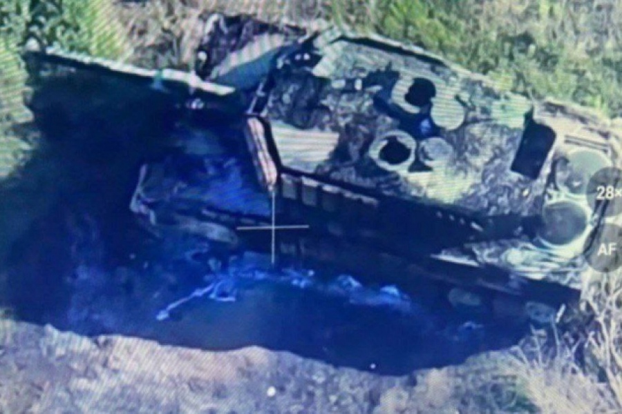 Νεκροταφείο των Leopard η Ουκρανία - Σκόνη ένα ακόμη γερμανικό άρμα στο Kurakhovsky