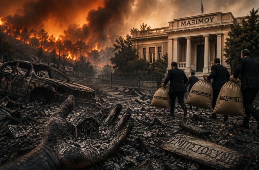 Στάχτη από τις πυρκαγιές ο... δήθεν σχεδιασμός του Μαξίμου, πανικός ΝΔ – Τρέχουν να κατευνάσουν την οργή με αποζημιώσεις