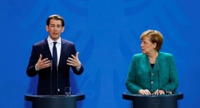 Το Δημοσιονομικό Πλαίσιο της ΕΕ στο επίκεντρο της συνάντησης της Merkel με τον Kurz που απειλεί με veto