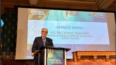 Στυλιανίδης: Χρειάζεται συνεργασία για την αντιμετώπιση των προκλήσεων στη θάλασσα και των απειλών