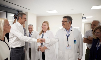 Στη νέα πτέρυγα του νοσοκομείου Κοζάνης ο Μητσοτάκης: Κεντρική προτεραιότητα η ανάταξη των υποδομών